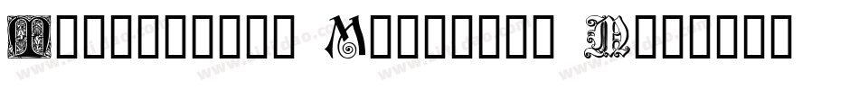 Ornamental Initials N字体转换